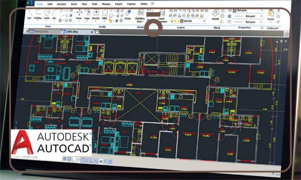 التصميم الهندسي بواسطة برنامج الاوتوكاد